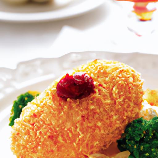 Egg on Cauliflower Croquette with Roe