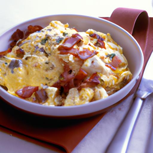 Bacon and Cheese Scramble