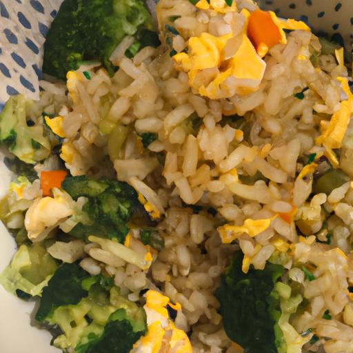 Spicy Egg and Broccoli Fried Rice