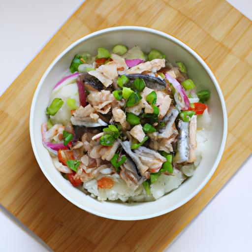 Tuna and Mackerel Rice Bowl