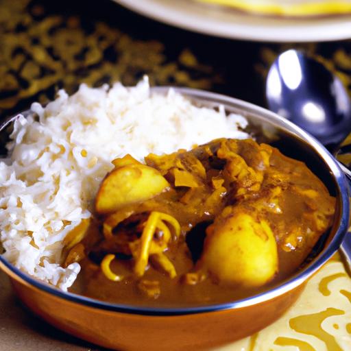 Potato Curry with Rice