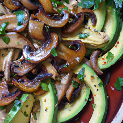 Spicy Portobello and Zucchini Stir-Fry