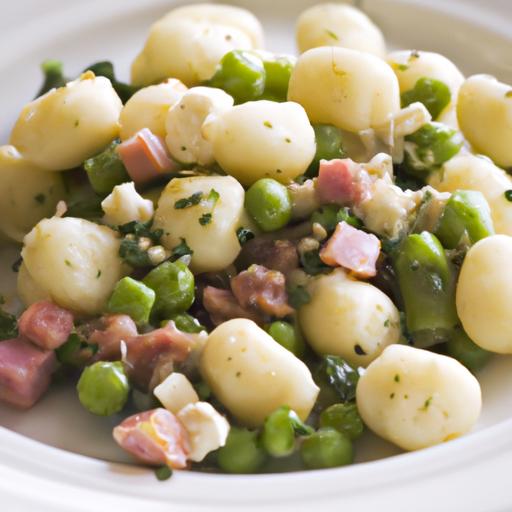 Gnocchi with Peas and Pancetta