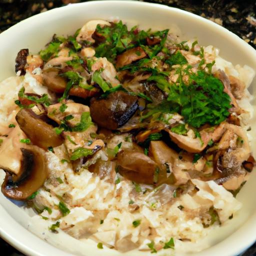 Regal Chicken and Mushroom Rice