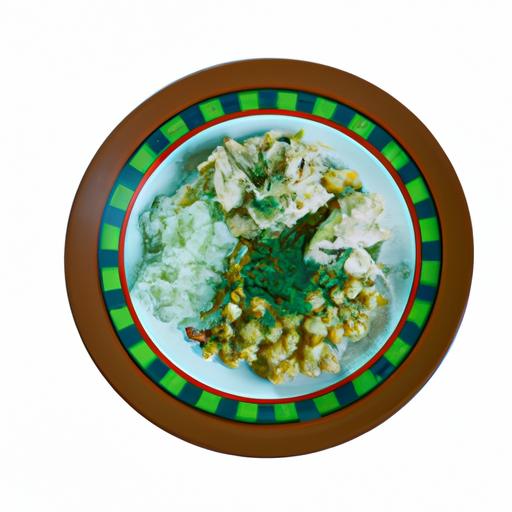 Rice and Chicken with Cowpea and Dill