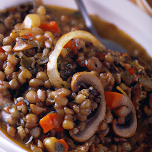 Lentil Mushroom Stew