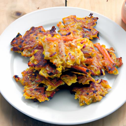 Carrot and Bacon Fritters